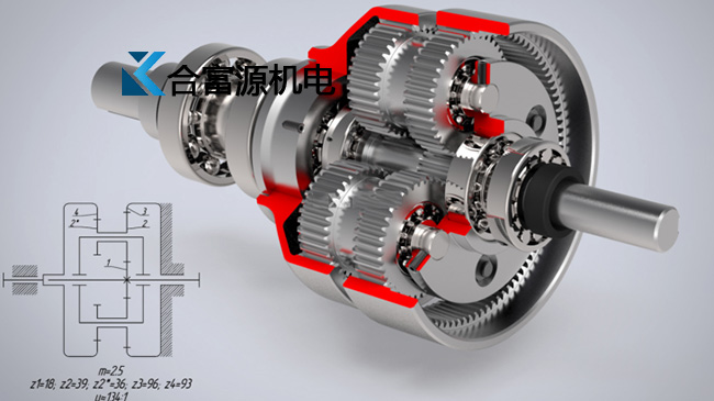 二級行星減速機內部結構圖